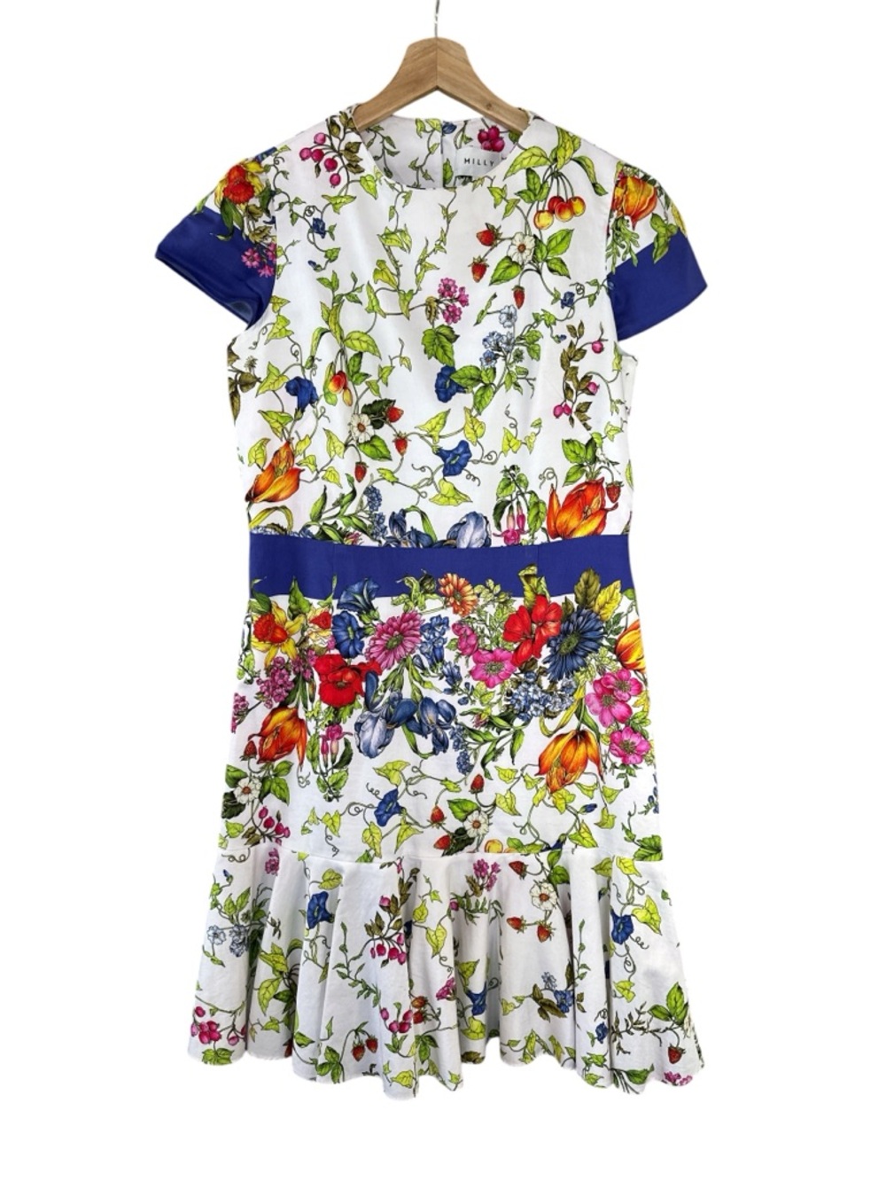 MILLY Karissa Floral print Cotton Dress - Picture 3 of 11